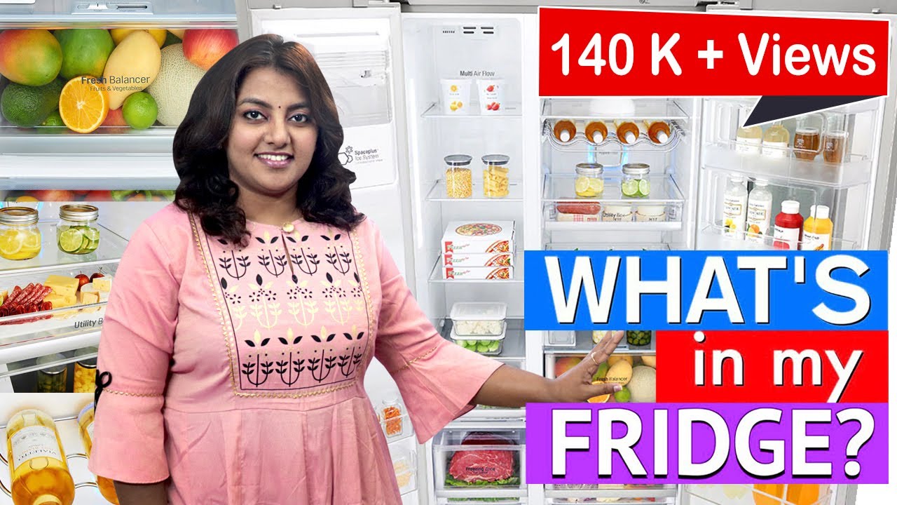 Fridge Organization | What's Inside My Fridge | Karthikha Channel Fridge Organization & Tour