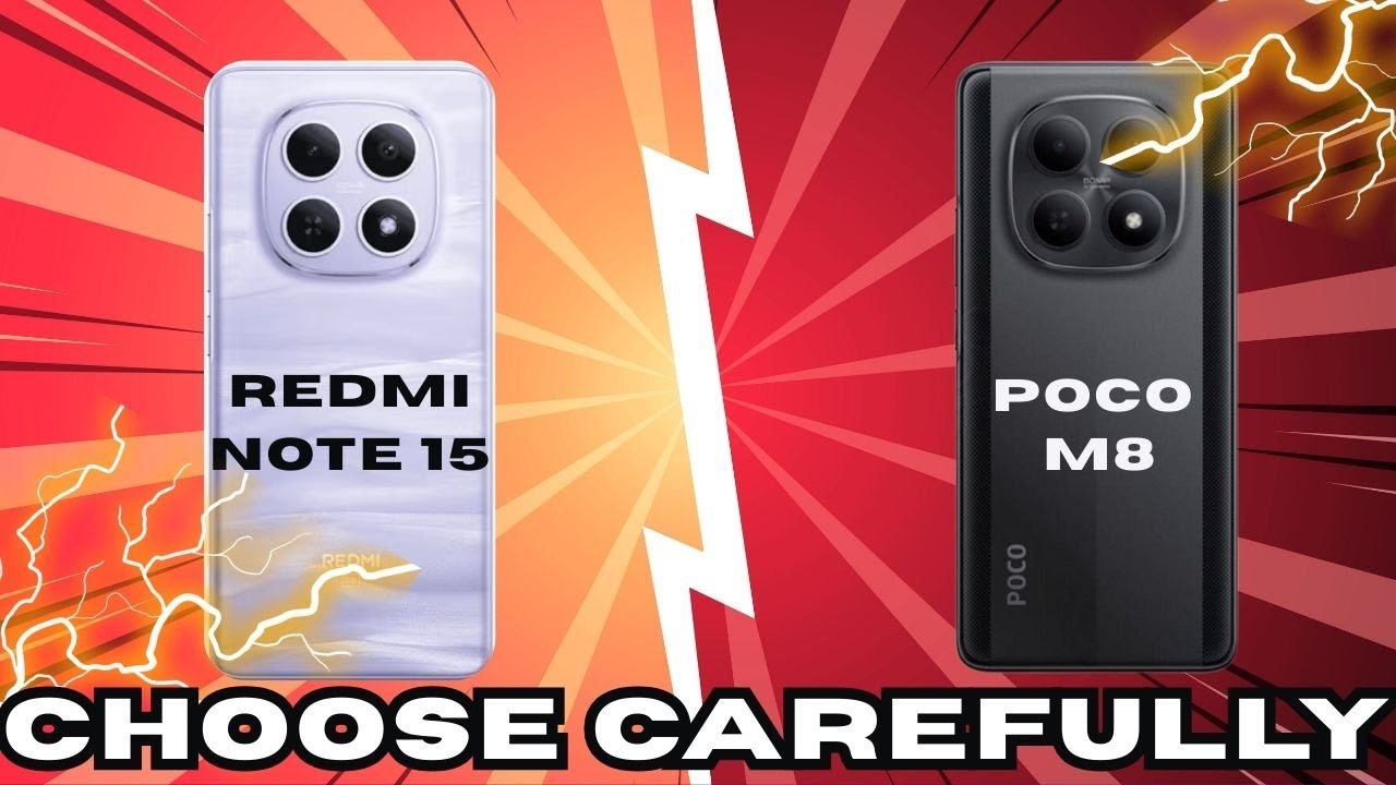 Redmi Note 15  5G vs Poco M8  5G I Choose Carefully I Ultimate Comparison
