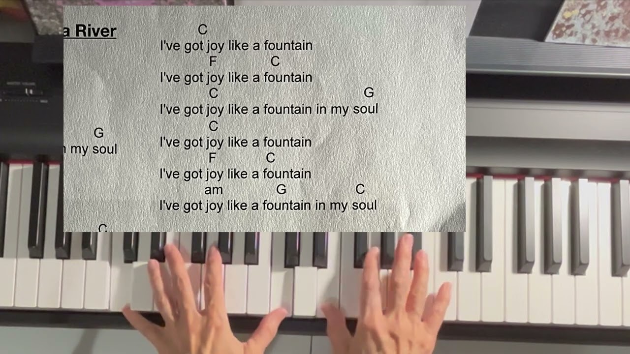 Piano Cover: I've Got Peace Like A River key of C