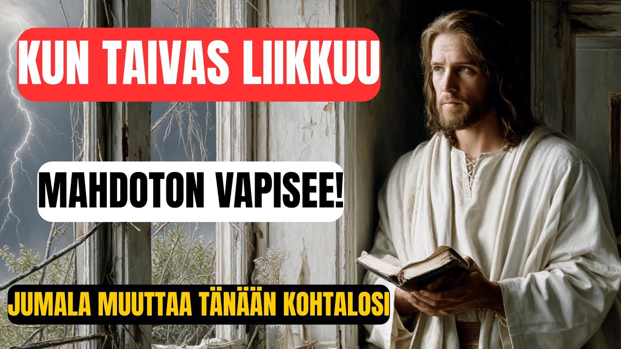 🙌 T&Auml;M&Auml; TODISTUS TULEE KOSKETTAMAAN SINUA | KUN JUMALA TOIMII, EI MAHDOTONKAAN PYSTY EST&Auml;M&Auml;&Auml;N