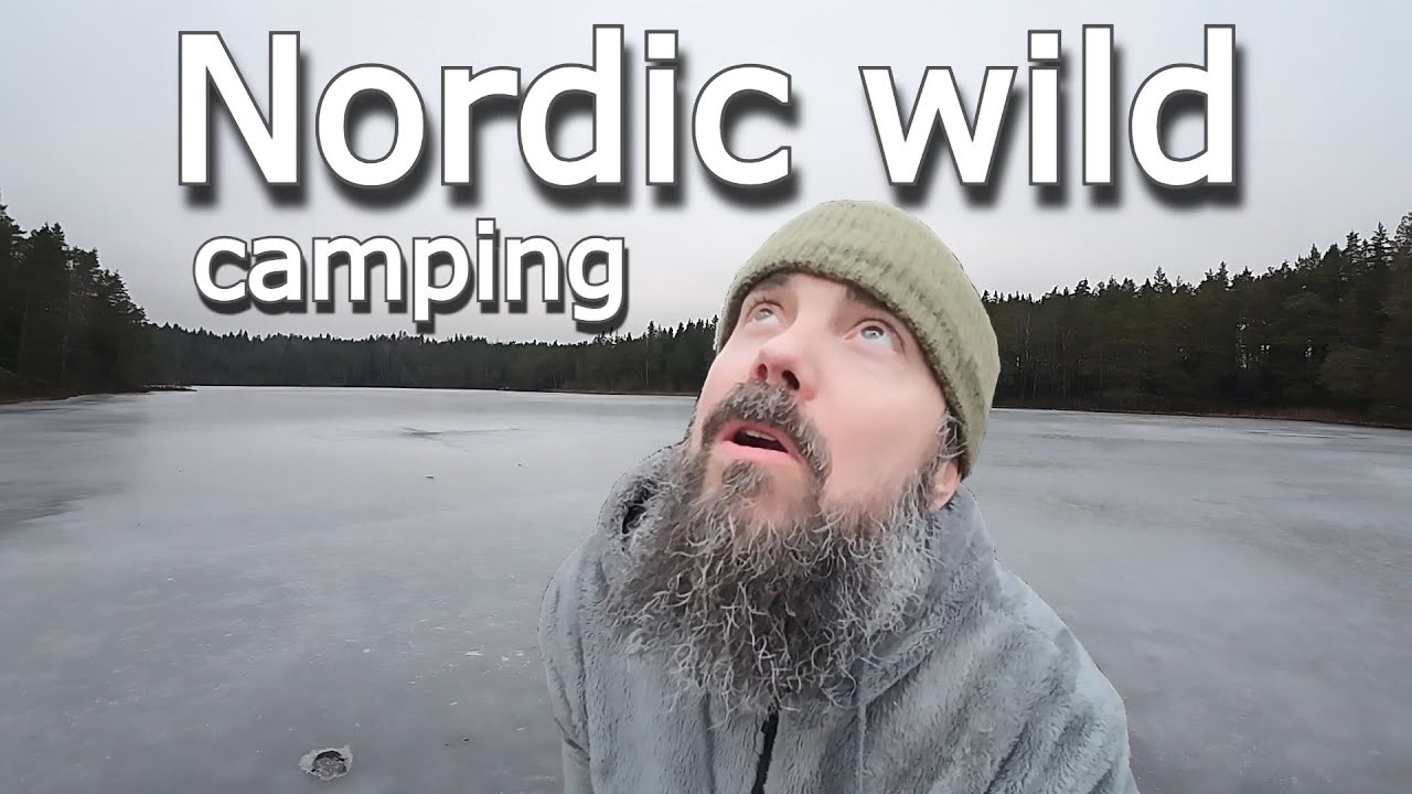 wild camping with homemade Hot tent