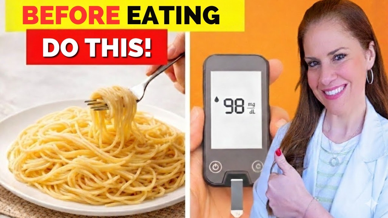 PASTA AND BLOOD SUGAR - Do THIS BEFORE EATING and you'll be SURPRISED!