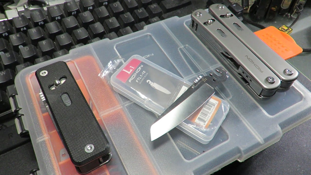 ROXON FLEX & COMPANION : one hand opening blade!