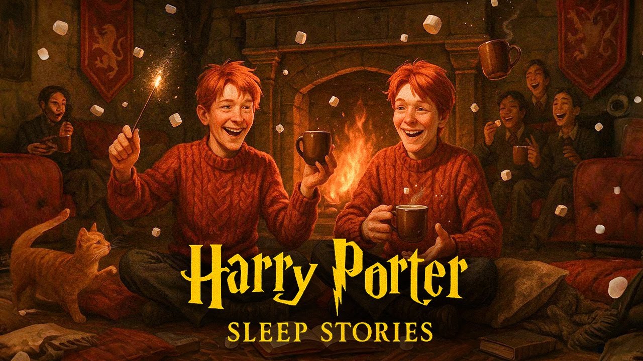 Cozy Mischief: The Weasley Twins' Whimsical Tales | Harry Potter ASMR for Sleep