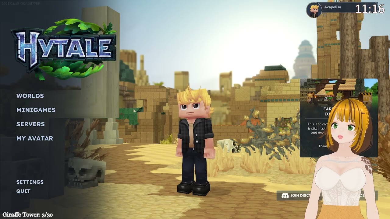 🦒Early Access Release Day! First Time Playing Hytale🦒