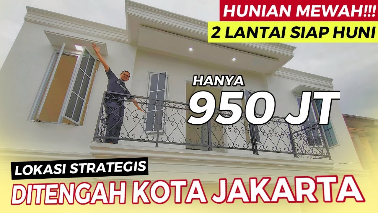 Rumah Baru Mewah 2 Lantai Harga Murah di Tengah Kota Condet Jakarta Timur