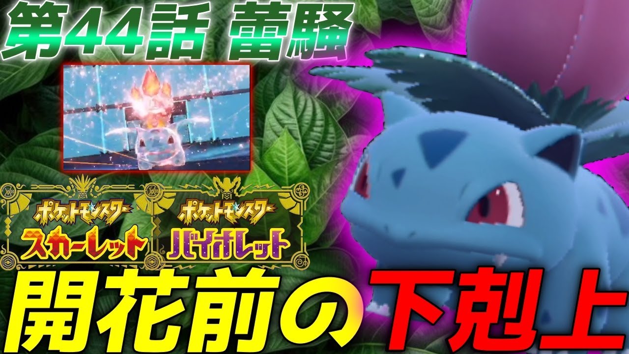 【ポケモンSV】フシギソウが強いのはスマブラだけじゃない‼