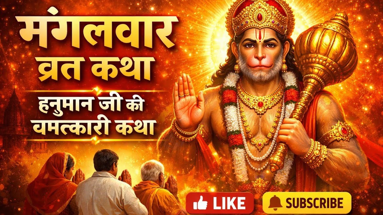 मंगलवार व्रत कथा | हनुमान जी की चमत्कारी कथा | Mangalwar Vrat Katha in Hindi @omras7 