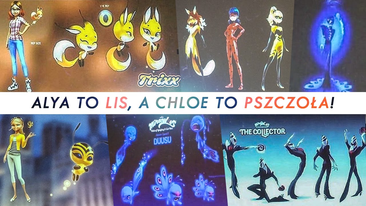 Miraculum Biedronka i Czarny Kot - Alya jest Lisem, a Chloe pszczołą! + Tajemnicza postać!