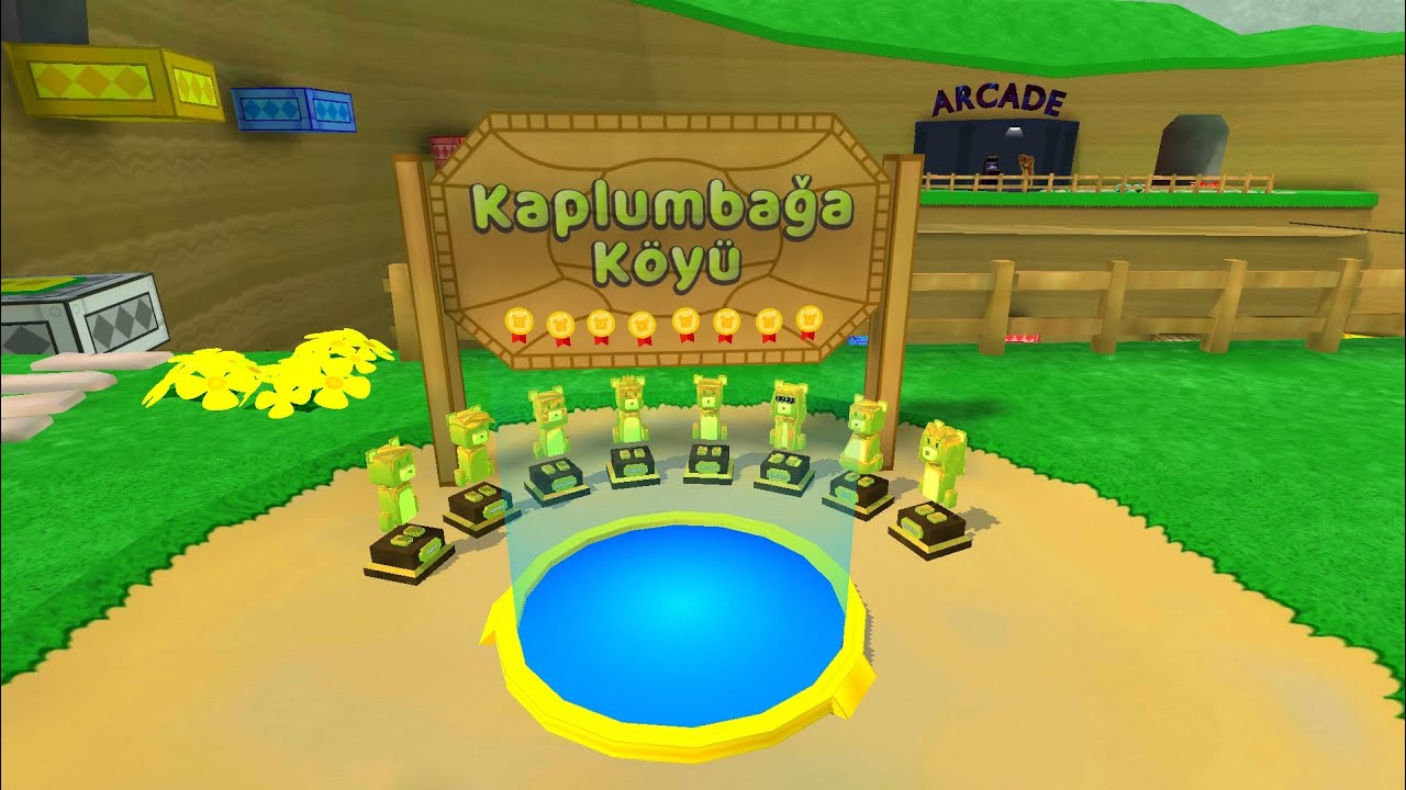 Kaplumbağa köyünde bütün ayıları altın yaptım