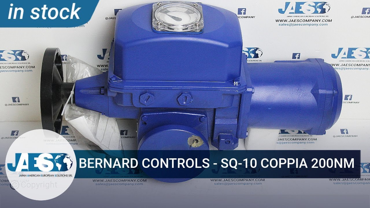 BERNARD CONTROLS SQ-10 COPPIA 200NM (IN STOCK) Electronic actuator 230V; 50HZ