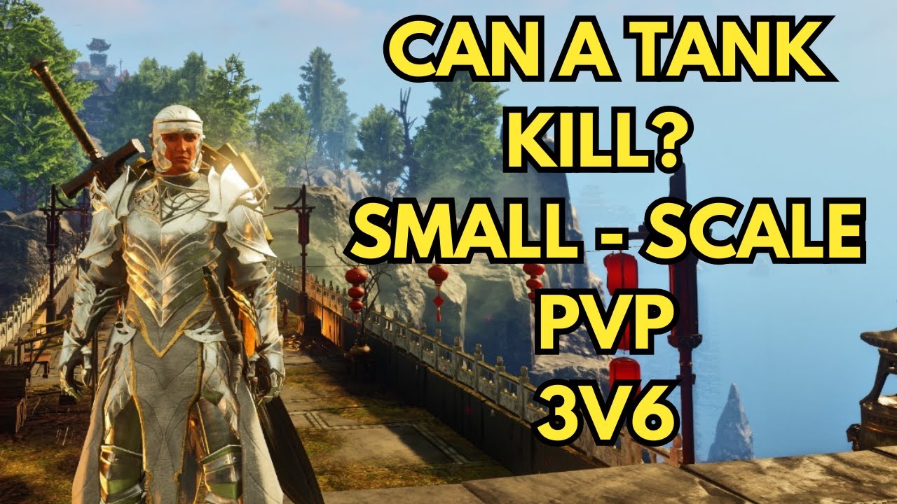 Small scale PVP (Build included) / New World: Aeternum Tank PvP (Sword and Shield + Greatsword)