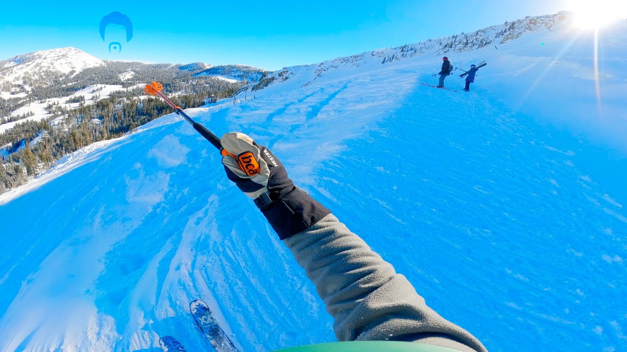 Skiing Milly Top to Bottom at Brighton Ski Resort Utah