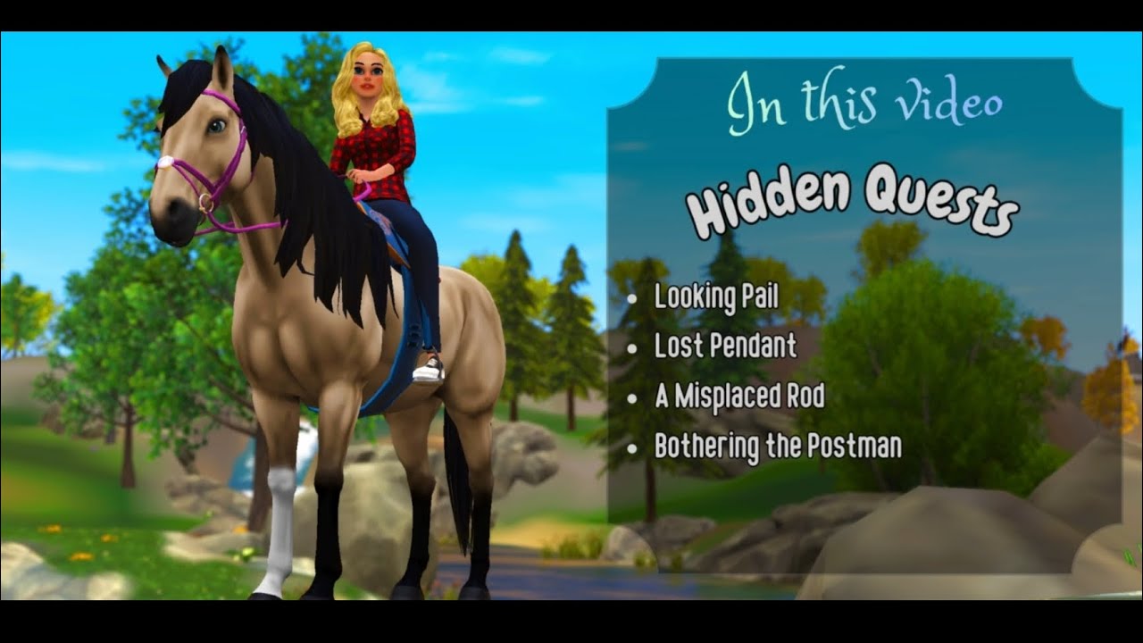 Star Equestrian Guide - Looking Pail (bucket), Lost Pendant, a Misplaced Rod, Bothering the postman