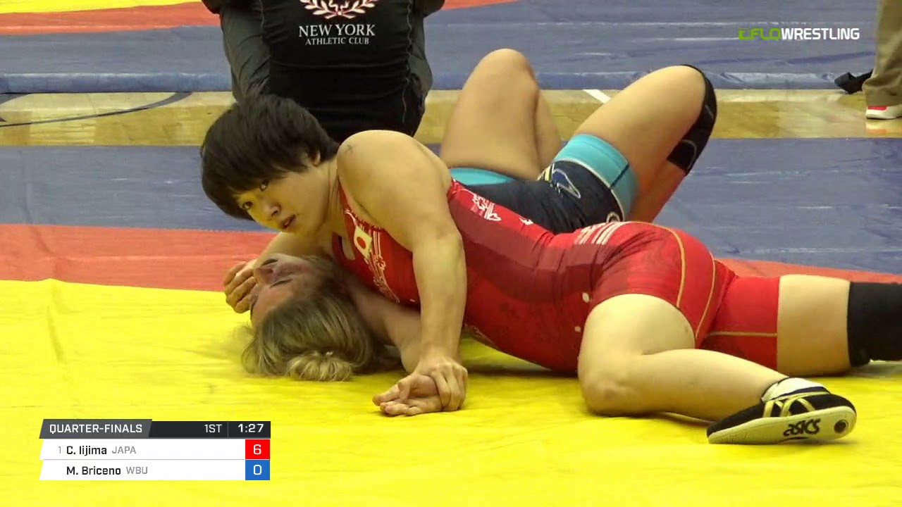 Women's Freestyle 68 Quarter-Finals - Chiaki Iijima (Japa) vs. Marina Briceno (WBU)