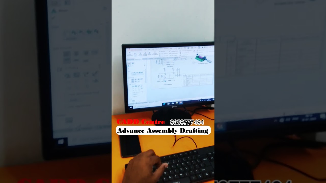 advanced assembly drafting in amravati @cadd centre