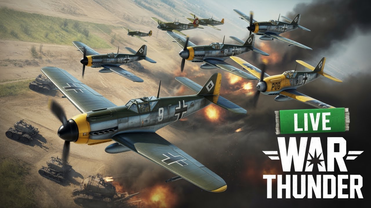 War Thunder Air Arcade 'Top Player' Still Sick/Still Playing--1440p (ULTRAHD) LIVE STREAM!