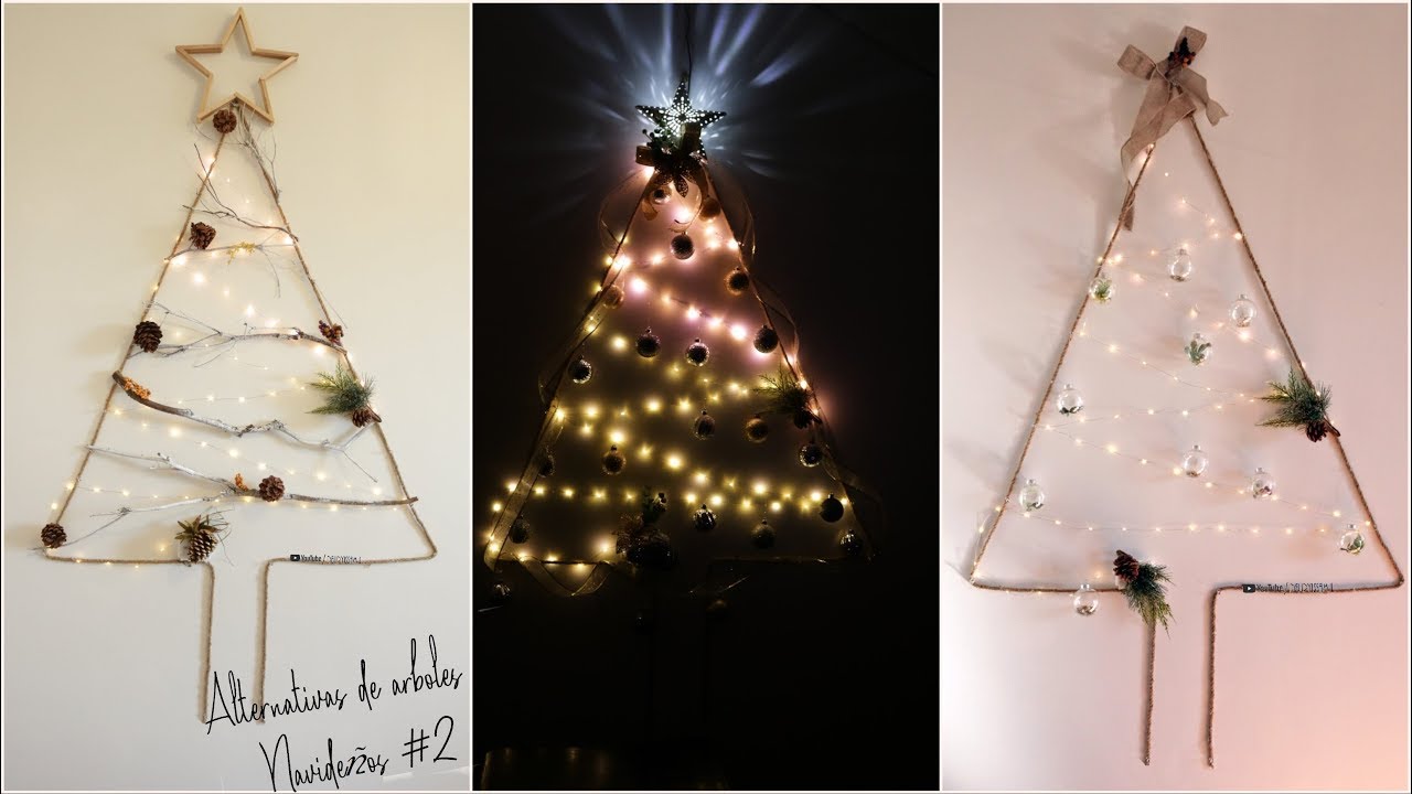 Cómo hacer un árbol de navidad con cuerda / Decoraciones faciles y economicas