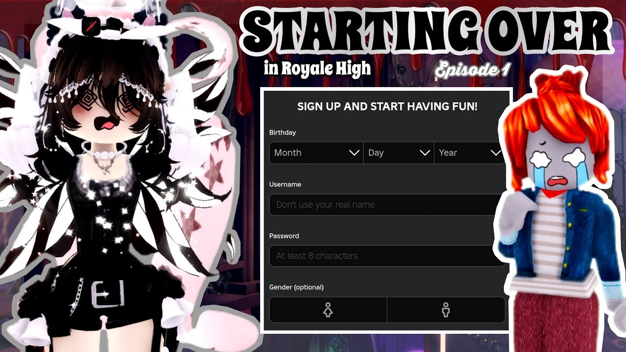 STARTING OVER IN ROYALE HIGH! EPISODE 1 | *BEGINNER FRIENDLY?* GOT 30K!| Roblox