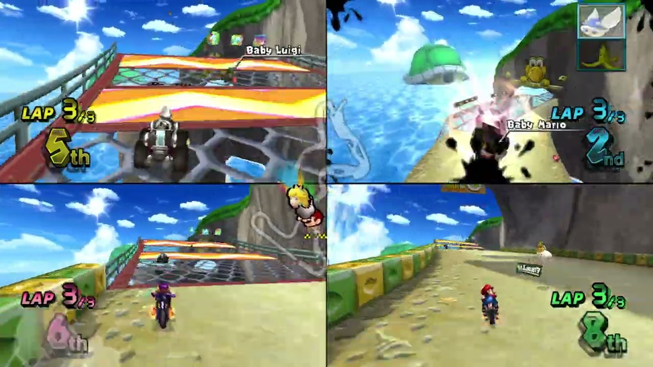 Mario Kart Wii ✦ 4 Players #589 Star Cup Mirror