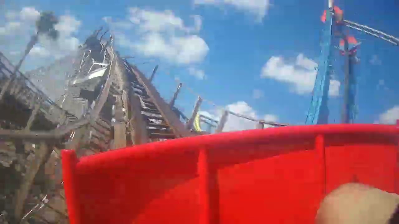 White Lightning POV | Front Row | Fun Spot Orlando
