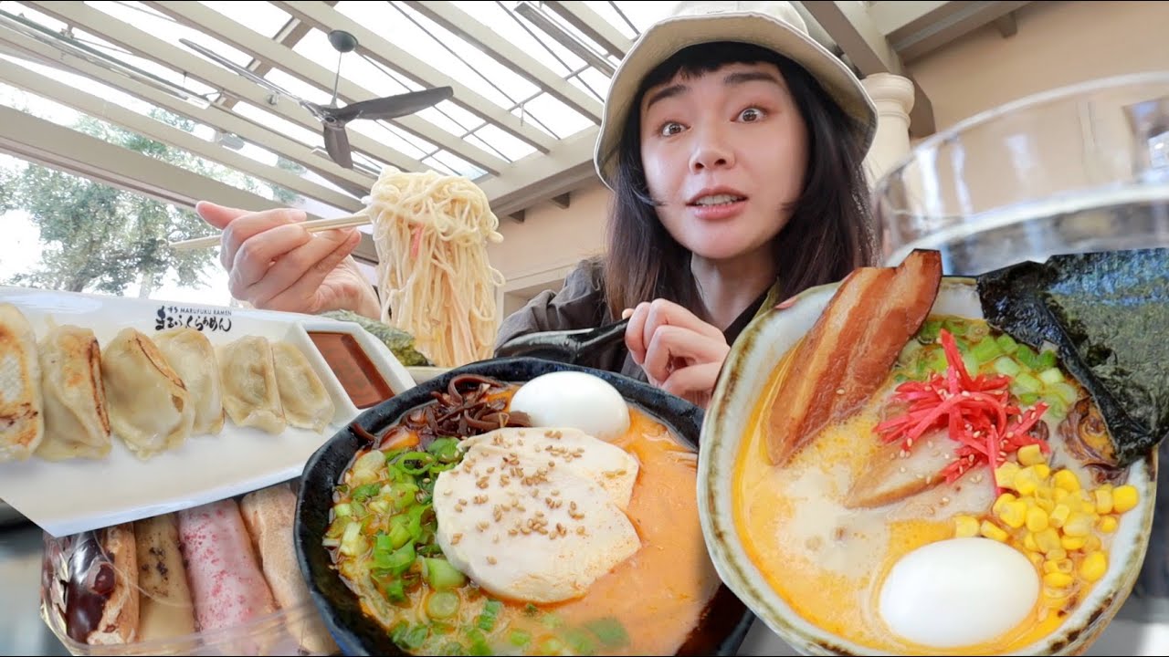 【美食探店#7】加州排隊1小時的豚骨拉麵好吃嗎？ 一起逛美國有錢人最愛的有機超市 Whole Foods!