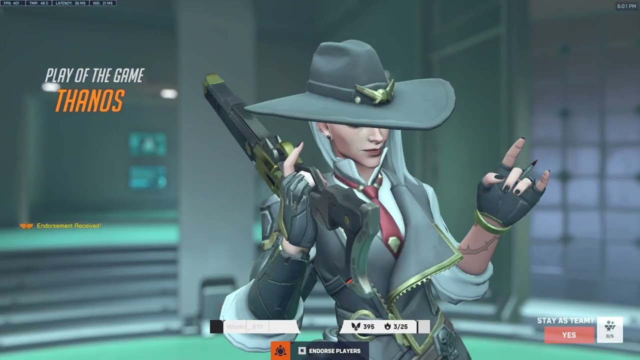POTG! ASHE GOD! GALE ASHE OVERWATCH 2 SEASON 9 GAMEPLAY TOP 500