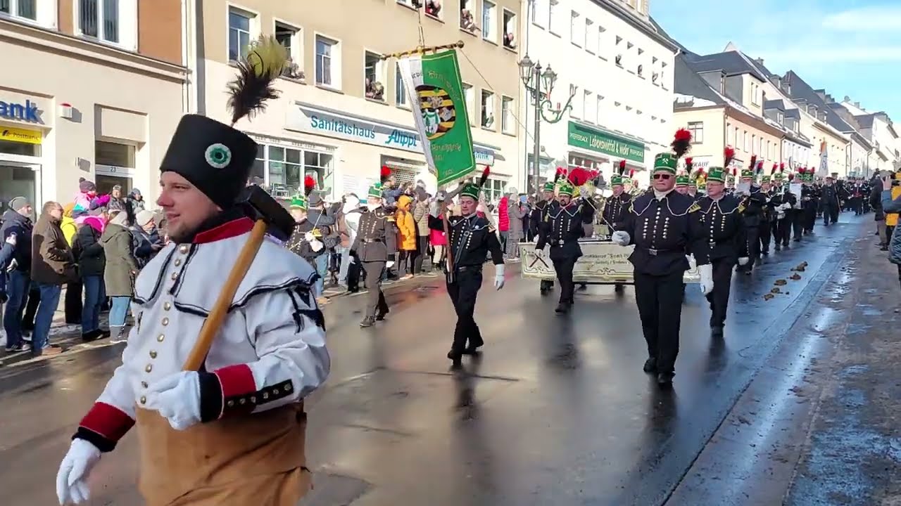 Große Bergparade in Annaberg-Buchholz am 18.12.2022