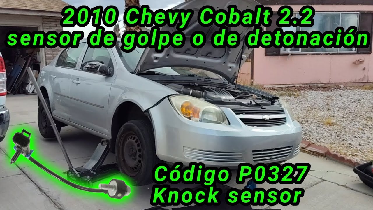 2010 Chevy Cobalt 2.2 Cómo cambiar el sensor de golpe o de detonación código P0327 ( Knock sensor)