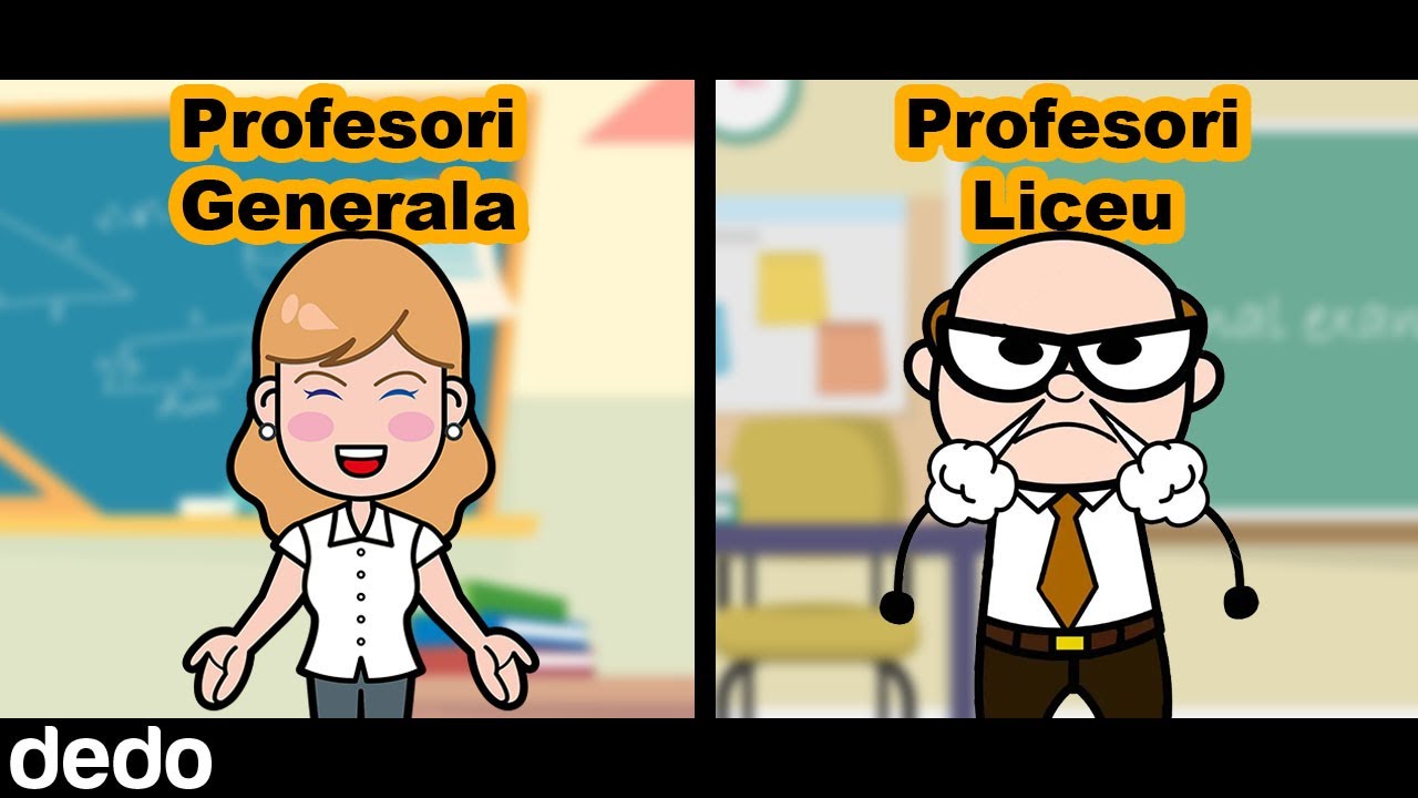 Diferenta dintre Profesorii din Generala si Profesorii din Liceu