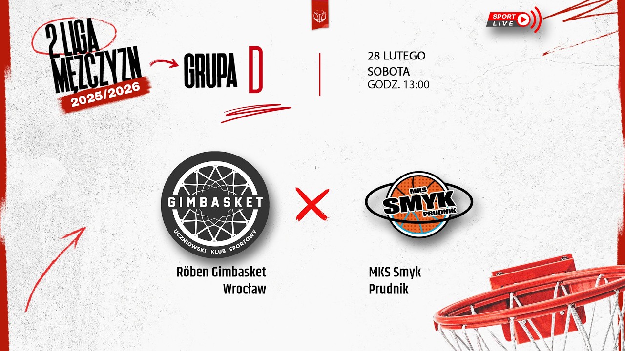 R&ouml;ben Gimbasket Wrocław - MKS Smyk Prudnik (2 LM)