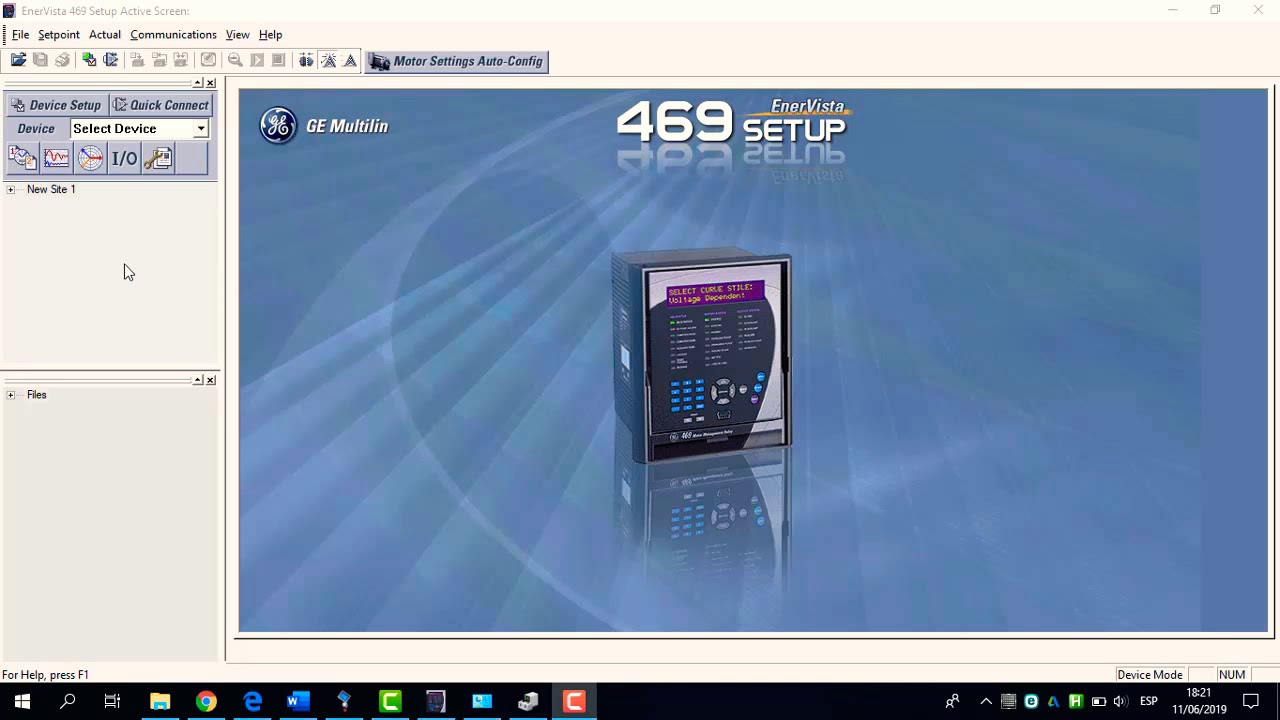 Configuracion para el Rele 469 GE - Setup GE 469 - RS232