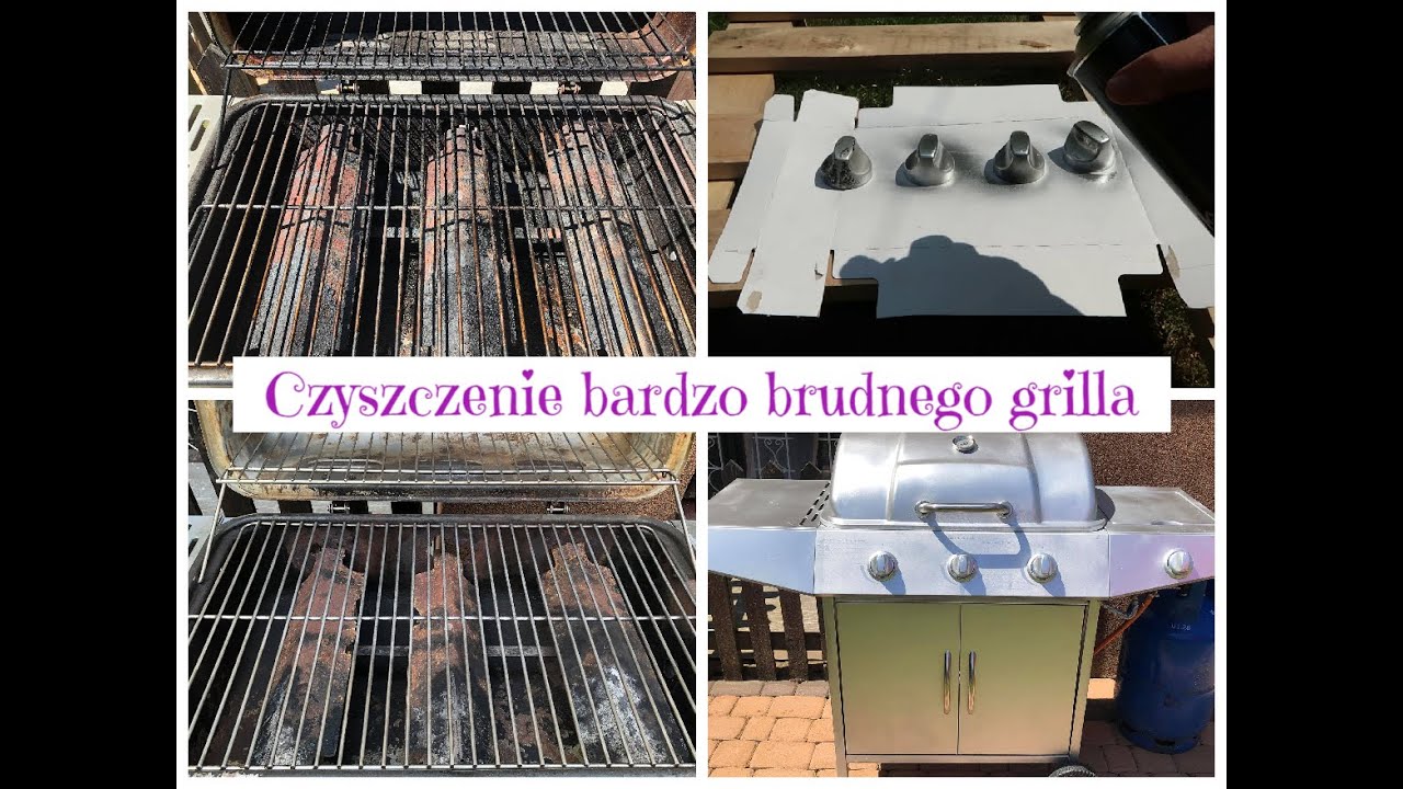 Jak czyszczę mega brudnego grilla 💪🏻