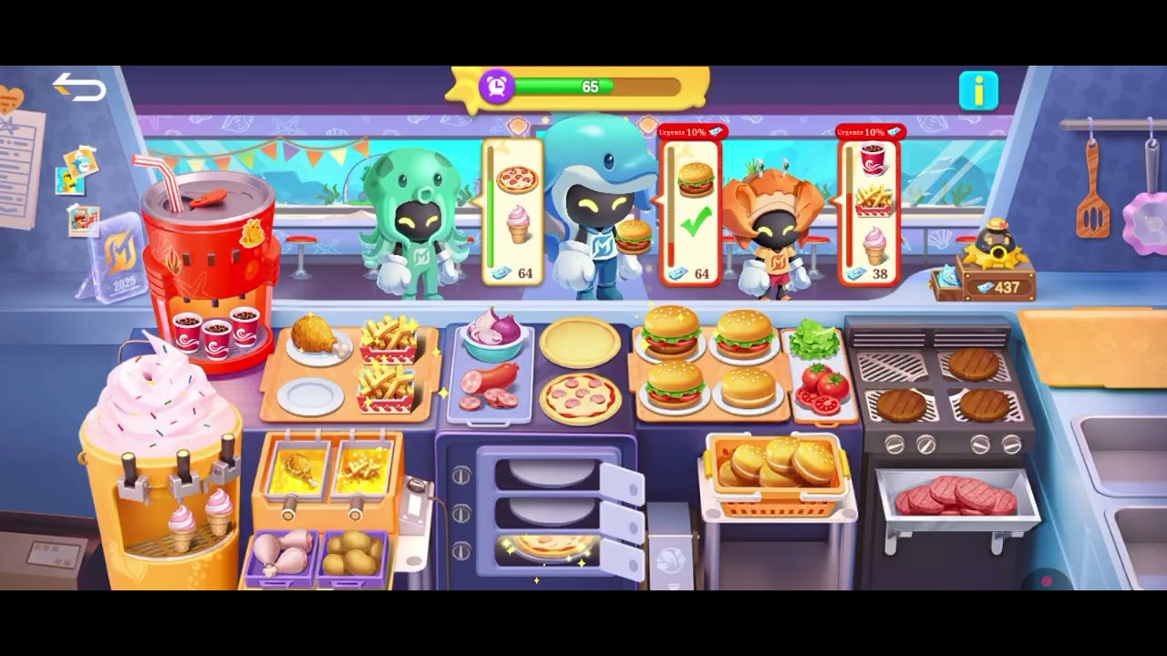 Undersea Restaurant Minigame - MLBB x Spongebob 