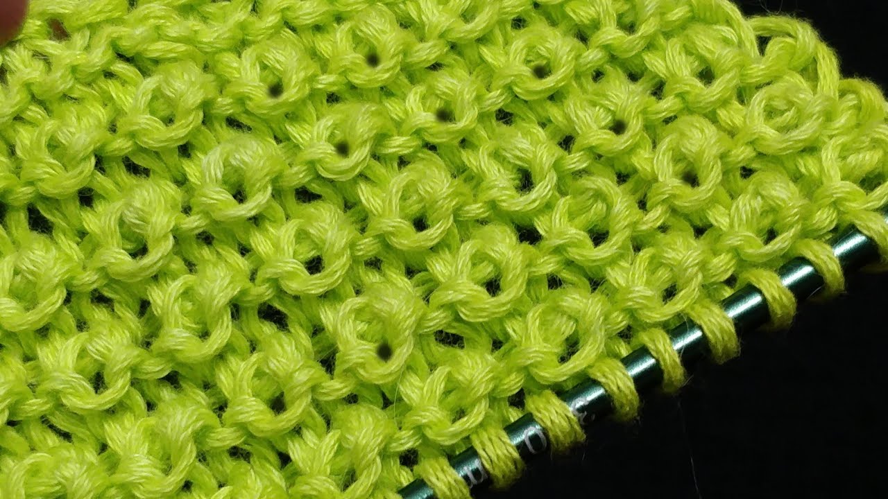 दो सलाई का बेहद आसान बुनाई डिज़ाईन, Easy Knitting Pattern for all Projects