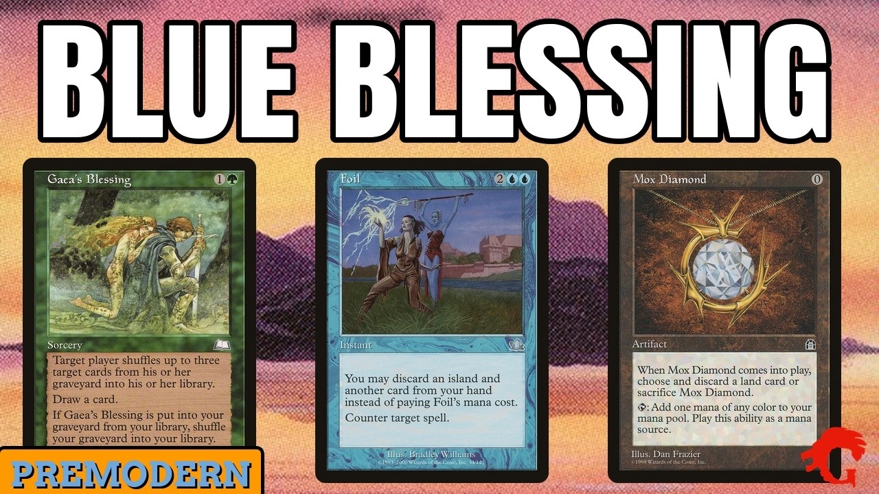 J'vous jure ce deck peut fonctionner  - PREMODERN BLUE SAPPHIRE BLESSING CONTROL - MTGO League - FR