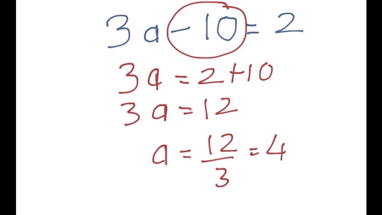 Solving Linear Algebra Equations - Quick Trick!