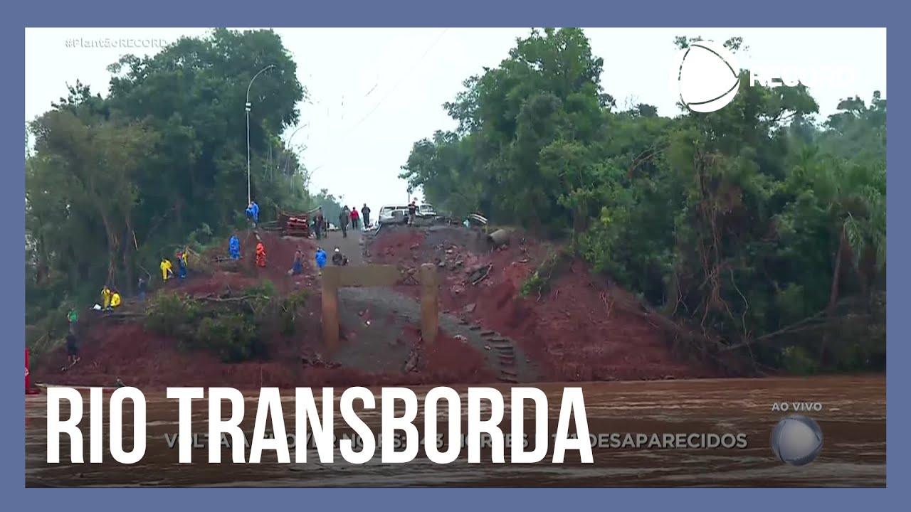 Rio transborda e provoca novas inundações em Arroio do Meio (RS)