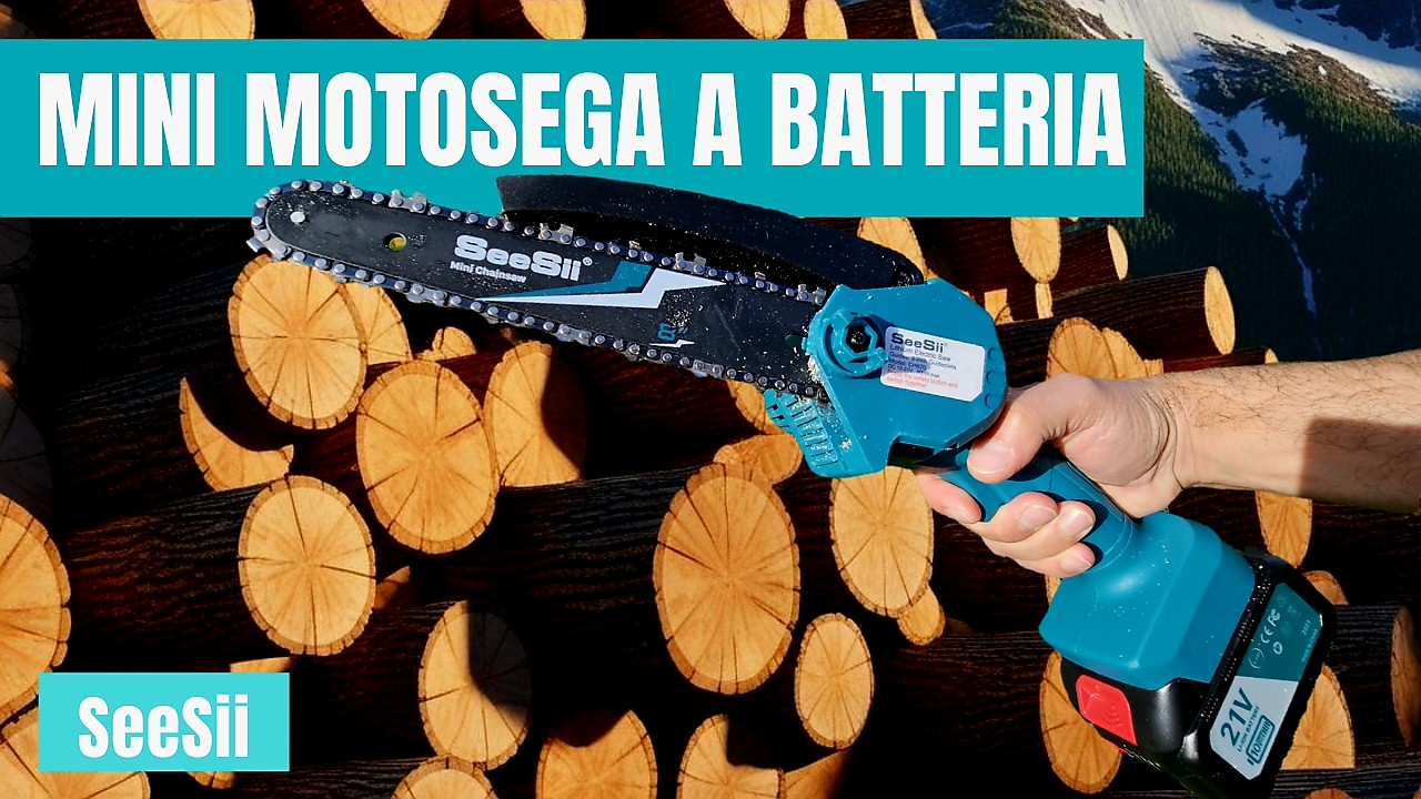 Motosega A BATTERIA DA OTTO POLLICI SEESII