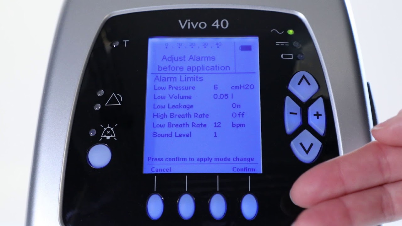Vivo 30/40 - Paediatric PSV Setup