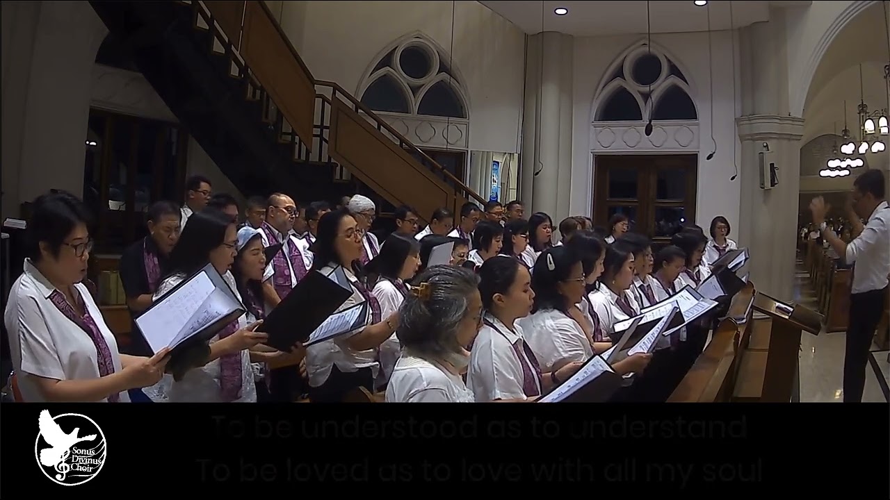 Make Me a Channels of Your Peace - (Prayer of St Francis - Sebastian Temple) - Sonus Divinus Choir