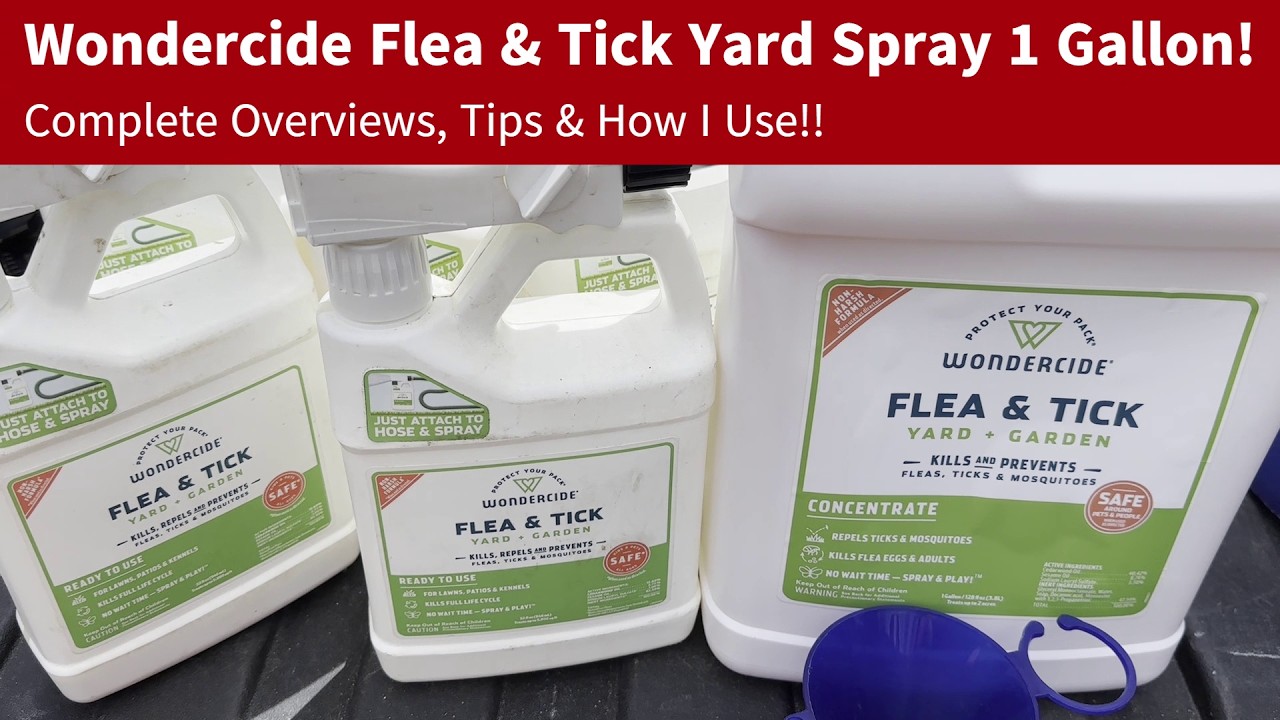 Wondercide Flea & Tick 1 Gallon Concentrate Insect Spray for Yard & Garden Quick Review & Use!
