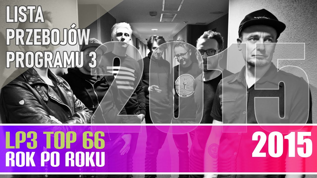 Największe przeboje roku 2015 - Lista Przebojów Trójki rok po roku