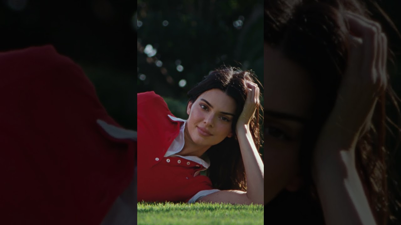 #KendallJenner in our 1985 slim-fit polo shirt is proper Spring inspo.