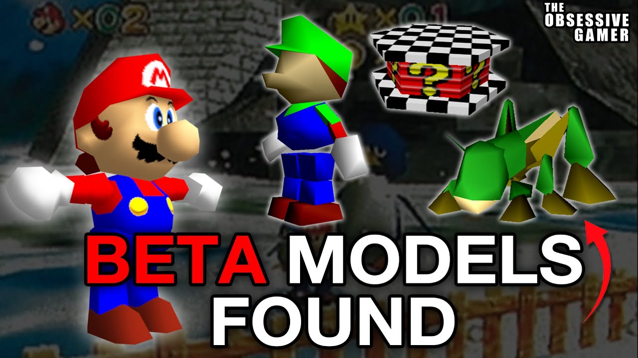 Бета-модели Super Mario 64 | Вырезанный контент