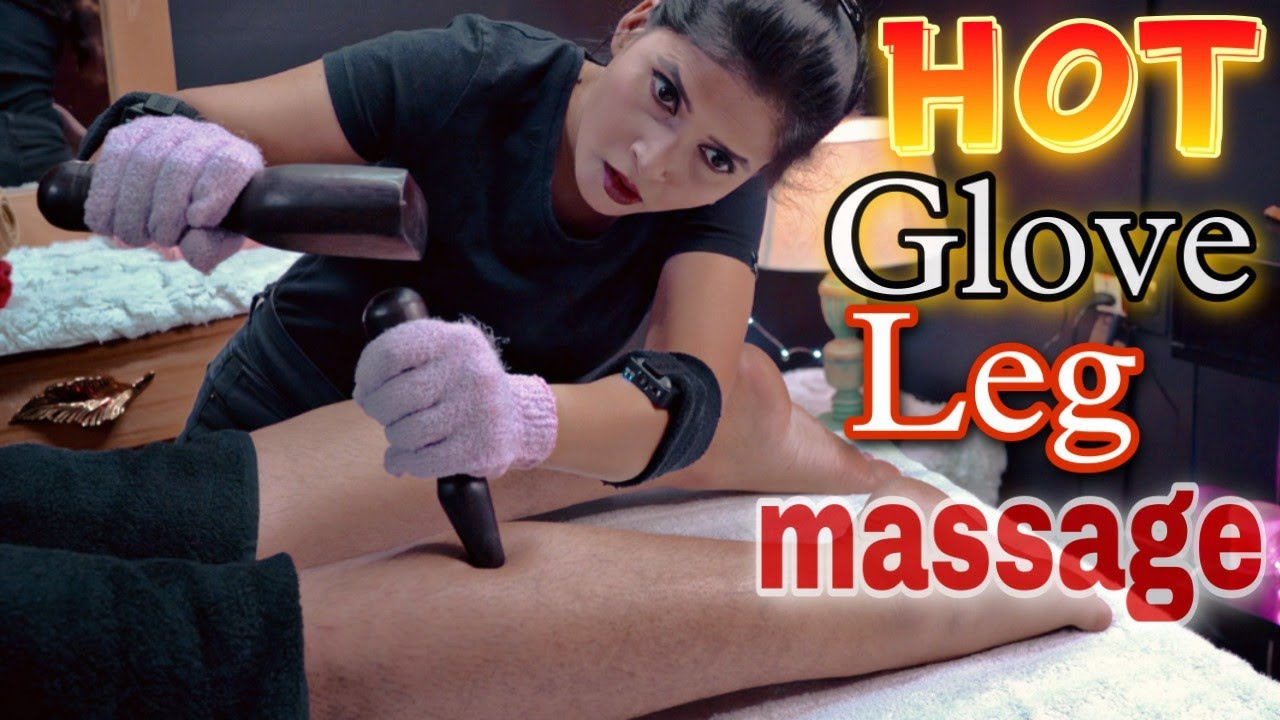Cosmic Lady Hot Gloves Leg Reflexology 💈Thai Tok-Sen💈Bamboo Stick Deep Tissue Massage 💈ASMR