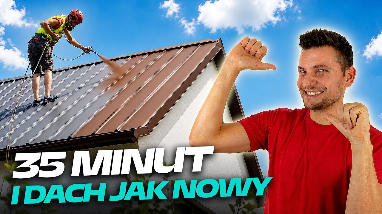 Malowanie dachu bez przyspieszenia | Ile trwa malowanie dachu? | DOMINIKMALUJE #28
