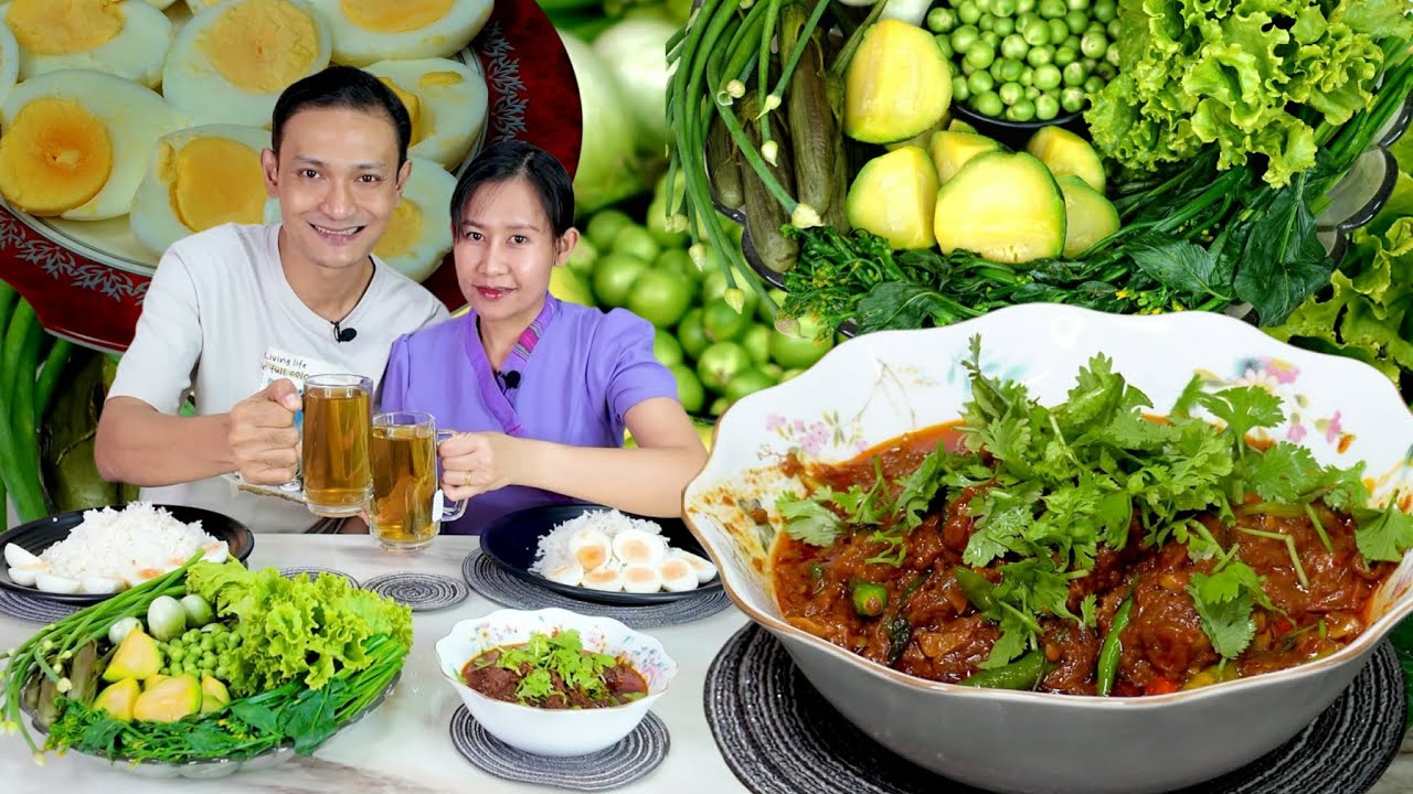 ထမင်းမြိန်အားကြီးတဲ့ ခရမ်းချဥ်သီးငပိချက်