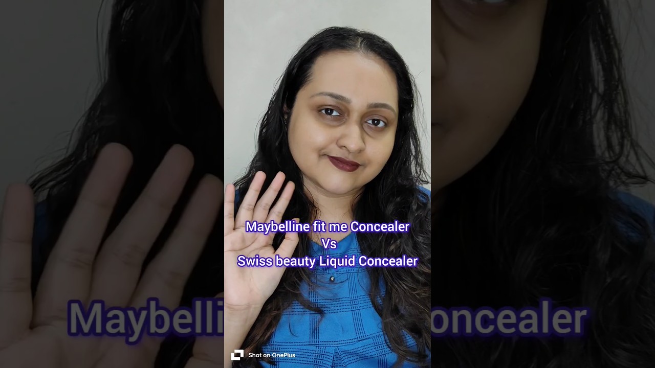 Lets Compare Maybelline Fit Me Concealer VS Swiss Beauty Liquid Concealer        