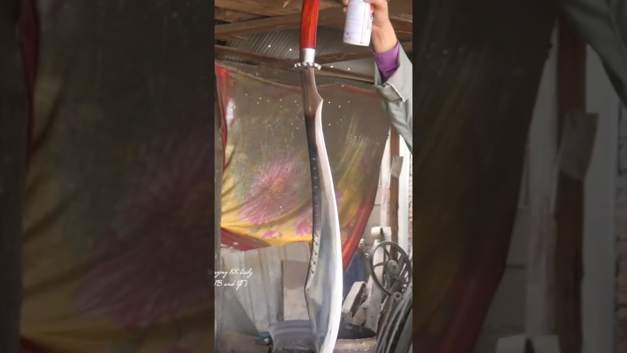 Making a big Chinese style dao